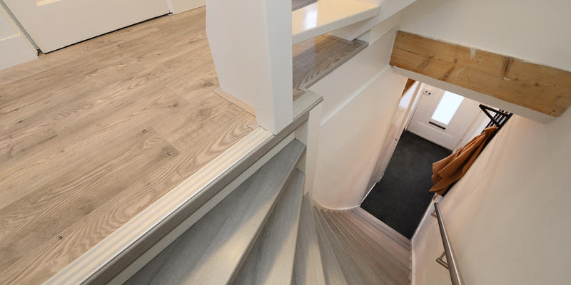 trap bekleden met houtlook